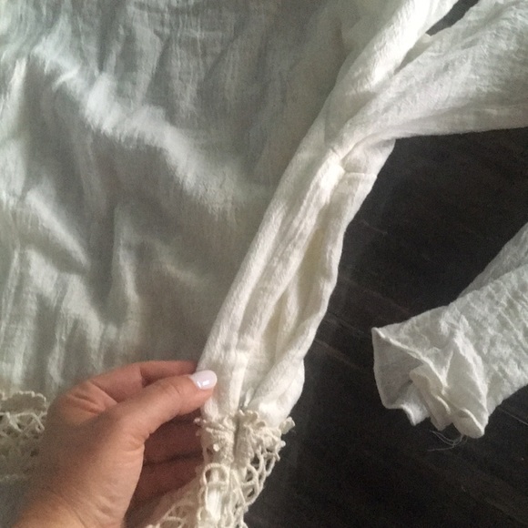 Aqua Daisy trim dress low back sz S - Picture 3 of 7